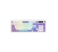 Teclado de juego - AJAZZ - AK980 Gift Switch V2 - Mecánico retroiluminado - Distribución en inglés - Bluetooth/Radio/USB