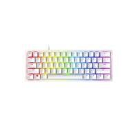 Teclado de juego compacto blanco - RAZER - Razer Huntsman Mini - Formato 60% - Interruptores rojos Razer - Optomecánico