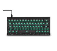 Teclado de juegos magnético de efecto Hall IQUNIX EV63 60% | Disparador rápido de 0.01 mm, activación ajustable, latencia de 0.125 ms, cambio en caliente, SOCD, RGB, aluminio con carbono forjado (Lado