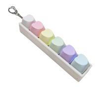 Teclado de juguete antiestrés Clics Fidget Toy,Llavero con teclado, antiestrés, para adultos Divertido interruptor mecánico antiestrés Clicker