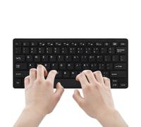 Teclado de la Tableta: Teclado de luz, Teclado USB | Huelga silenciosa con diseño Ultra Fino ergonómico, Accesorio Compatible con computadora portátil, Ideal Durante Viajes, reuniones y sessio