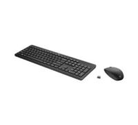 Teclado de membrana HP 235 Wireless Layout ES con ratón, 1600 DPI, bajo ruido