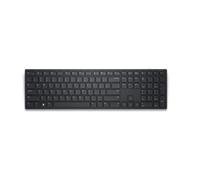 Dell Teclado Inalámbrico KB500 - Español QWERTY, 2.4GHz con Receptor USB, Teclas Programables, Escritura Silenciosa, Teclado Numérico, Ajuste de Altura - Negro