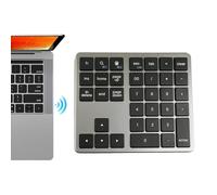 Teclado de números pequeños | Teclado numérico de computadora de 35 teclas, utiliza un teclado compacto de mano silencioso para escribir de manera eficiente y personal
