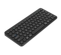 Teclado de Oficina, Estructura Compacta, Teclado InaláMbrico Silencioso PortáTil Delgado, 78 Teclas para Oficina (Negro)