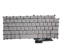 通用 Teclado de Ordenador portátil para LG 13Z970 LG13Z97 13ZD970 13Z970-G 13ZD970-G 13Z970-ER33J 13Z970-UAAW5U1 13Z970-MRS1J España SP Blanco sin Marco y retroiluminado