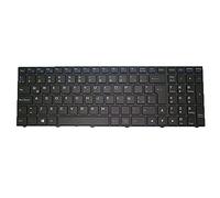 Teclado de Papel sin retroiluminación para portátiles para CLEVO PB50 PB50DDS PB50DF1 PB50DF2 PB50ED PB50EF PB50RC PB50RD PB51ED PB51EF PB51RC PB51RD PB51RF PB50RF Latinoamérica LA Marco Negro