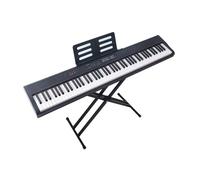 Teclado de piano 88 teclas Piano digital de tamaño completo sensible al tacto for principiantes Soporte for piano eléctrico MIDI Incluye pedal de sostenido, soporte for piano