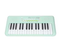 Teclado de Piano de 32 Teclas, Mini Teclado Electrónico con 16 Tonos, 10 Ritmos, Efectos de Sonido de Eco, para Práctica, Grabación y Reproducción, Teclado Portátil para (Verde