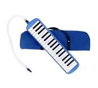 Teclado de piano de aire para clases de música al aire libre, 32 teclas, instrumento de viento con tubo largo y bolsa de transporte, teclado de piano de aire, melódica soprano