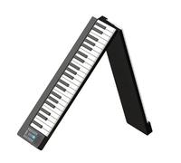 Teclado De Piano Electrico Para Principiantes Piano Portátil Plegable De 88 Teclas Instrumento Musical Electrónico Instrumento Musical Negro En Inglés