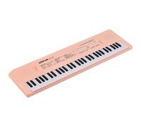 Teclado De Piano Electrico Para Principiantes Teclado Electrónico De 61 Teclas Piano Portátil Micrófono 6 Canciones De Demostración 5 Ritmos Diferentes(Pink)