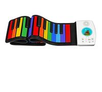 Teclado De Piano Electrico Para Principiantes Teclado Electrónico De Silicona Plegable Portátil Flexible Enrollable De 49 Teclas Para Aprender Música(2)