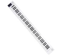 Teclado De Piano Electrónico De 88 Teclas 128 Tonos 128 Ritmos Piano De Teclado Portátil Con Bolsa De Piano Piano Electrónico Portatil (Color : White)
