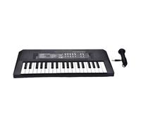 Teclado de piano electrónico portátil de 37/54 teclas con micrófono, piano digital electrónico para principiantes, niños y adultos