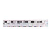 Teclado de piano Grcfumo Nota 88 Tecla de teclas, teclados de arreglo portátil, Guía de aprendizaje portátil para la práctica del dedo