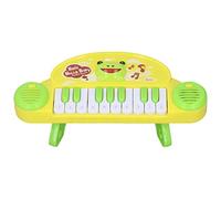 Teclado de Piano para bebé, Mini Juguete Musical electrónico de 10 Teclas, Material ABS, Piano Seguro y Duradero para niños pequeños, educación Musical (Verde)