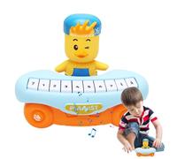 Teclado de piano para, Teclado de piano de juguete para | Piano pequeño con diseño animal | Luces coloridas, Instrumento interactivo educativo eléctrico para preescolar