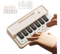 Teclado de piano pequeño: instrumento sensorial educativo de aprendizaje temprano, juguete musical eléctrico portátil, teclado interactivo de reproducción de sonido con diseño compacto de transporte |