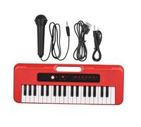 Teclado De Piano Piano Electrónico De 37 Teclas Con Minimicrófono 10 Demostraciones Preestablecidas Compatible Con Grabación Teclado Con Auriculares