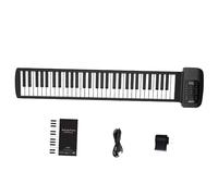 Teclado De Piano Piano Enrollable Portátil De Silicona Flexible De 61 Teclas Con Teclado USB MIDI Instrumento Musical Enrollado A Mano