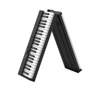 Teclado de piano plegable Piano eléctrico sensible al tacto de 88 teclas Piano de viaje portátil Soporte recargable Modo MIDI Bluetooth for principiantes, adolescentes y adultos