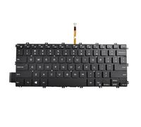 Teclado de repuesto compatible con Dell Inspiron 5480 5481 5482 5485 5488 5491 5580 5582 5585 5591 7386 7580 7586, Vostro 5481 5581 con retroiluminación sin marco