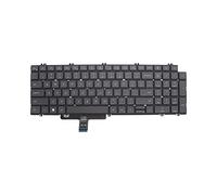 Teclado de repuesto compatible con Dell Latitude 5520 5521 Precision 3560 3561 NSK-QZABW 0N7N16 N7N16 con retroiluminación