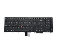 Teclado de repuesto compatible con Lenovo Thinkpad E550 E550C E555 E560 E565 Series con puntero sin retroiluminación