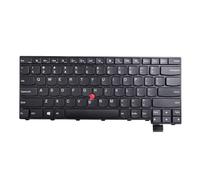 Teclado de repuesto compatible con Lenovo ThinkPad T460s T470s con puntero sin retroiluminación