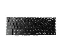 Teclado de repuesto compatible con MSI GE66 Raider GP66 Stealth 15M MS-1542 con retroiluminación sin marco, color negro