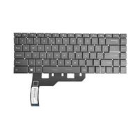Teclado de repuesto compatible con MSI GE66 Raider GP66 Stealth 15M MS-1542 con retroiluminación sin marco gris