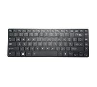 Teclado de repuesto compatible con Toshiba Tecra Z40-A. Portege R30-A. Dynabook R734 (con marco, sin retroiluminación, sin puntero)