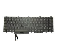 Teclado de repuesto con retroiluminación con puntero US Layout para Dell Latitude 5500 5501 5510 5511, Precision 3540 3550 3551 P/N: 0TJ8T3 0MMH7V NSK-EX0BC PK132FA1B00