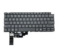 Teclado de repuesto para HP Pro x360 Fortis 11 G9x/G10/G11 y EliteBook 1040 G11 de 14 pulgadas 2 en 1 | Diseño estadounidense, gris, sin retroiluminación, con tecla AI | Compatible con modelos 14-EU