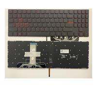 Teclado de repuesto para laptop con retroiluminación roja para Lenovo Legion Y520 Y520-15IKB Y720 R720 R720-15IKB Y720-15IKB 15 15IKB 9Z.NDKBN.D01 Y530-15 Y7000 Y7000 Y77 000P YO 530-15ICH Y540-15IRH