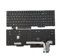 Teclado de repuesto para laptop Lenovo ThinkPad T15 Gen 2 Type 20W4 20W5 20S6 20S7 P15s Gen 1 P15s Gen 2 Negro 5N21B08451 5N21B08414