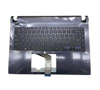 Teclado de repuesto para portátil ASUS PRO P1440 P1440F P1440FA P1440UF P1440U US Layout con funda azul C, agujero de aspecto cuadrado 13N1-6MA0101 00J3 NSK-WKF 9Z NDXSU.F1D 0KNX0-4121UI00