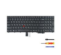 Teclado de repuesto sin retroiluminación para Lenovo Thinkpad T550 T540 T540P T560 W540 W541 W550 W550S L540 L560 P50S L570 Diseño inglés de EE. UU