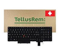 Teclado de respuesto Suizo sin retroiluminación para Lenovo Thinkpad T570 T580 P51s P52s