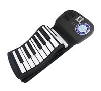 Teclado De Silicona De Piano Enrollado A Mano De 88 Teclas, Instrumento Musical Electrónico Portátil Plegable Piano Electrónico Portatil