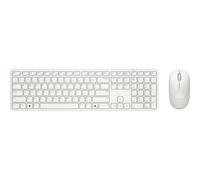 Teclado Dell Pro 5 KM526 inalámbrico completo con ratón óptico blanco
