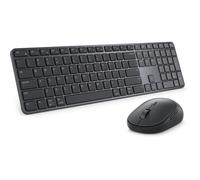 Teclado Dell Pro 7 Slim KM726 inalámbrico con teclas silenciosas y ratón, teclas de tijera