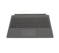 Teclado Desmontable para portátil, Teclado inalámbrico de conexión touchpad, ABS y Cuero PU Teclado de Ordenador Ligero para DELL para Latitude 7320 7310