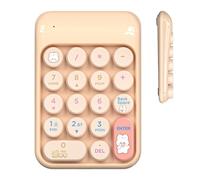 Teclado Digital Inalámbrico,Teclado Digital Externo De 18 Teclas Estilo De Dibujos Animados | Teclado Teclado 2.4G,Para Contabilidad Financiera Y Trabajo De Oficina, Así Como Estudios Y Juegos De Oro