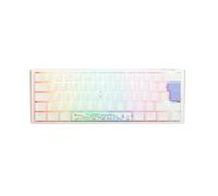 Teclado Ducky ONE 3 Classic Mini 60% Pure White, Hot-swappable, MX-Clear, RGB, PBT - Mecánico (ES)