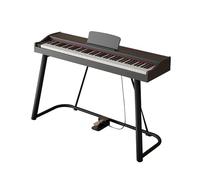 Teclado eléctrico de 88 teclas Piano digital con soporte Pedal de sostenido Teclado electrónico portátil Tamaño completo Soporte sensible al tacto Bluetooth MIDI for principiantes Adultos Niños (Colo