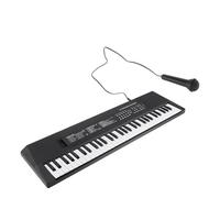 Teclado Electrónico De 61 Teclas, Teclado De Música Digital Con Micrófono Como Iluminación Musical