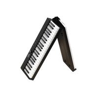 Teclado Electrónico Instrumento Profesional Portátil De 88 Teclas Piano Electrónico Plegable Para El Hogar(Black)
