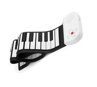 Teclado Electrónico Para Principiantes Adultos, Piano Enrollado A Mano Portátil, Arcoíris De 49 Teclas
